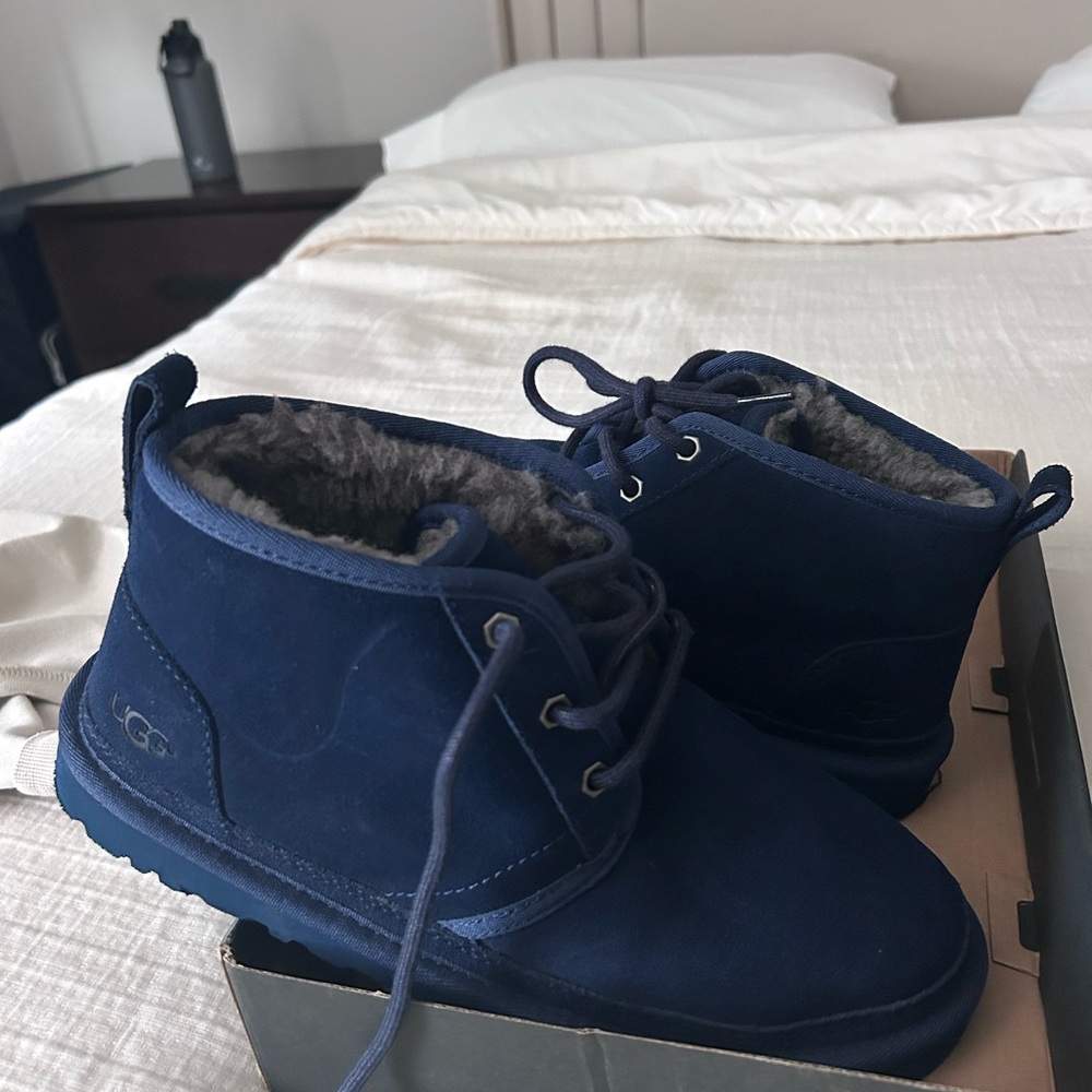 UGG Men's Navy Chukka Boots